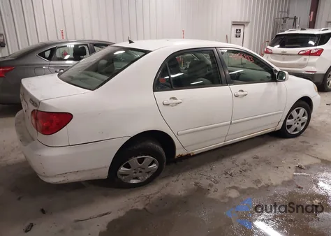 2006 Toyota Corolla Le z USA, uszkodzony, nr VIN 2T1BR32E96C654678